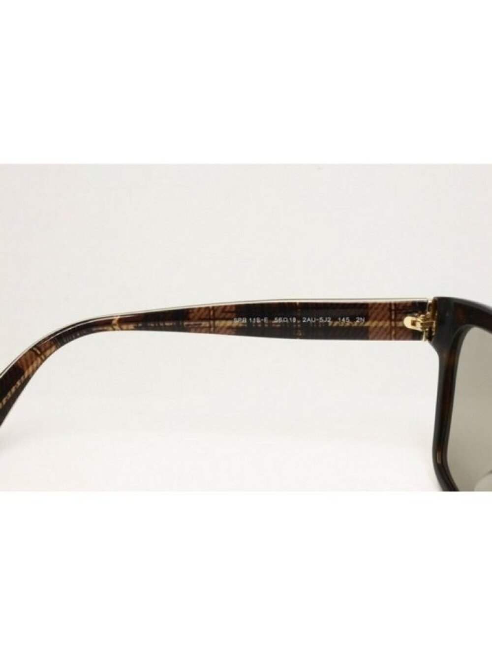 Prada SPR 11S-F 2AU-5J2 Square Tortoise Sunglasses Light Brown Lenses 56mm (A) - Picture 5 of 5